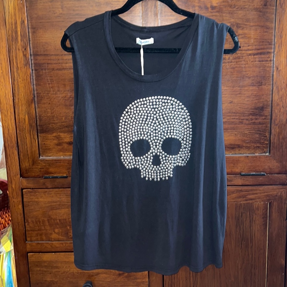 NWT Lauren Moshi skull tank